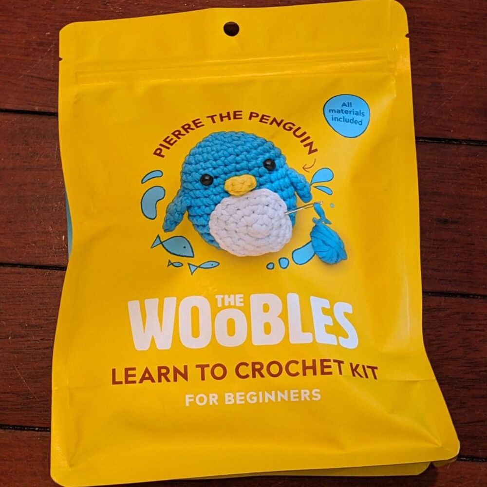 Woobles Crochet Kit: Pierre the Penguin